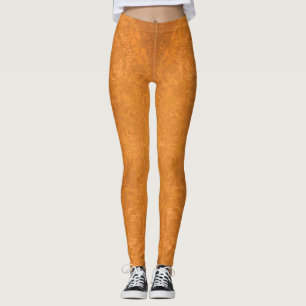 Leggings Kaleidoscope étoile orange brûlée