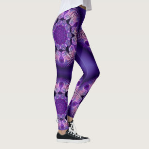 Leggings Kaleidoscope Fractal - Apophyse Flower I
