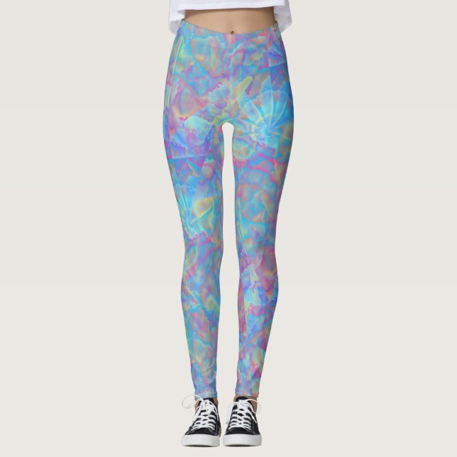 Leggings Kaléidoscope psychédélique (Devant)
