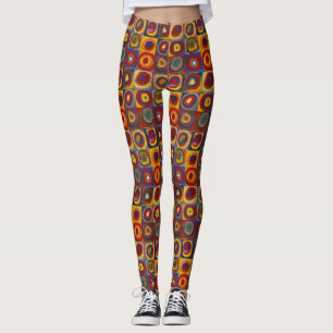 Leggings Kandinsky Farbstudie Quadrate Carrés colorés