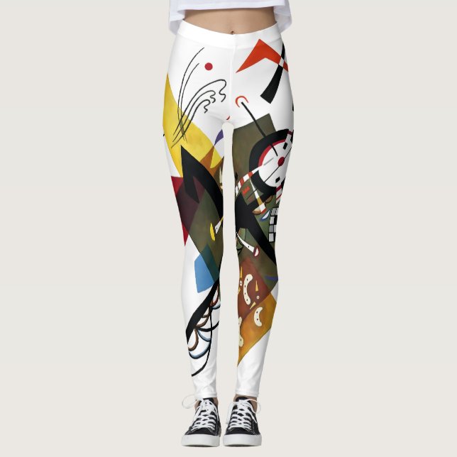 Leggings Kandinsky, Sur Blanc 1923 (Devant)