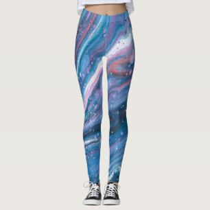 Leggings Kansas City Special 3 Cool Bleu Abstrait Legings