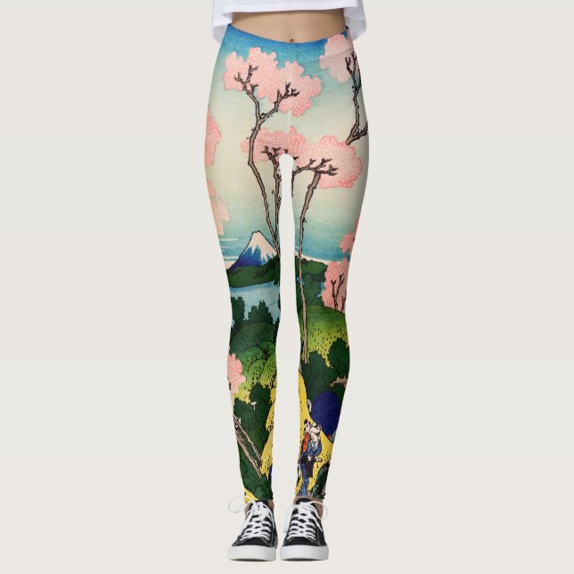 Leggings Katsushika Hokusai - Gotenyama, Tokaido, Shinagawa (Devant)