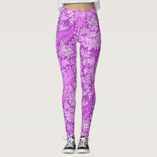 Leggings Kauai Morning Floral de Protea hawaïen Hawaï