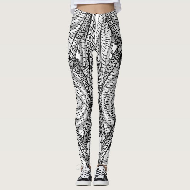 Leggings Keffiyeh Écharpe palestinienne tissu traditionnel (Devant)