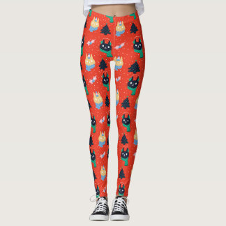 Leggings Kitties de Noël