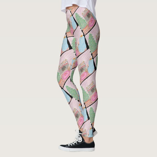 Leggings Kitty-mas Mischief (Gauche)
