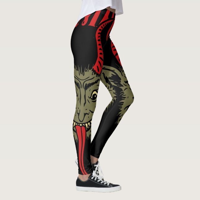 Leggings Krampus Face Naughty (Droite)