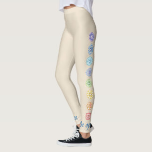 Leggings Kundalini Yoga Chakras être ouvert