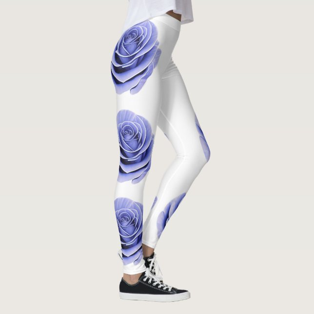 Leggings La beauté fragile d'un Rose (Droite)