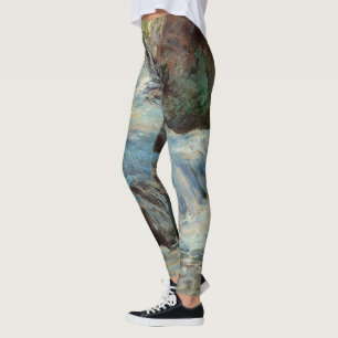 Leggings La cascade par Twachtman, l'impressionnisme Vintag