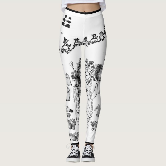 Leggings La cérémonie hantée - (Devant)