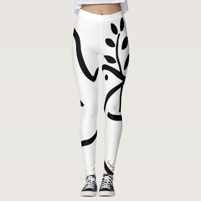 Leggings La colombe de la paix (Devant)