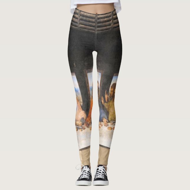 Leggings La Dernière Cène Peinture Leonardo Da Vinci (Devant)
