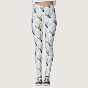 LEGGINGS LA GORGEUSE CALLA BLANCHE MENSONT FLORALES