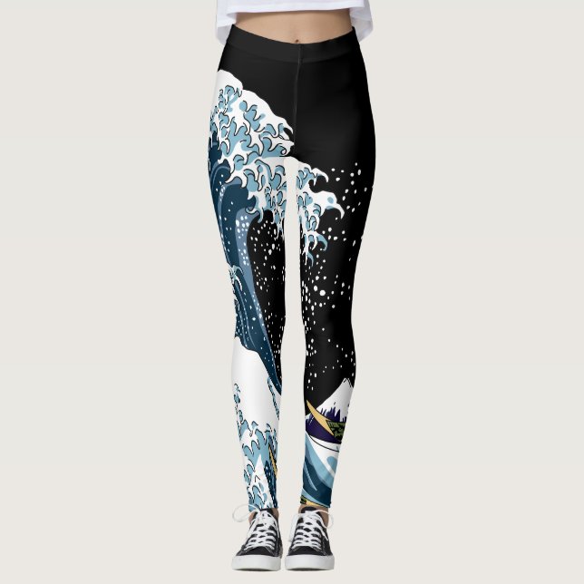 Leggings La Grande Vague (Devant)