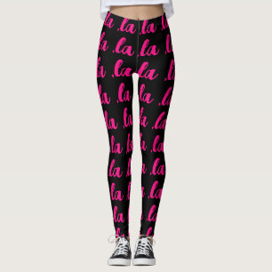 Leggings , la Kamala virgule prononcer texte rose chaud noi