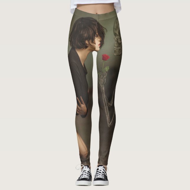 Leggings La mort et la jeune femme (Devant)