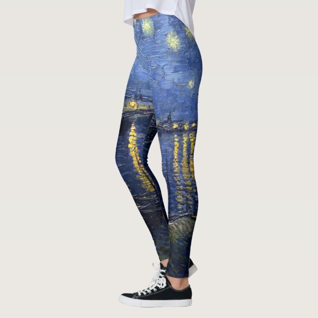 Leggings La nuit étoilée de Vincent van Gogh sur le Rhône (Gauche)