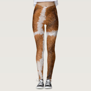 Leggings La peau de girafe : Texture animale réaliste