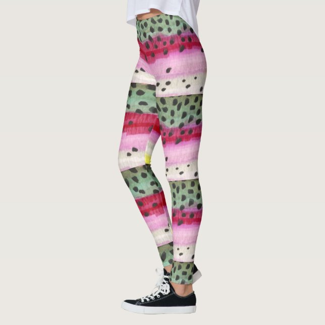 Leggings La pêche à la truite arc-en-ciel Ichthyologie stup (Gauche)