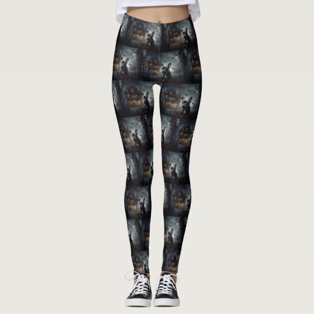 Leggings La peur de l'Halloween (Devant)