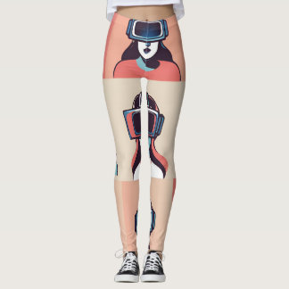 Leggings "La réalité ? En option : Casque VR futuriste