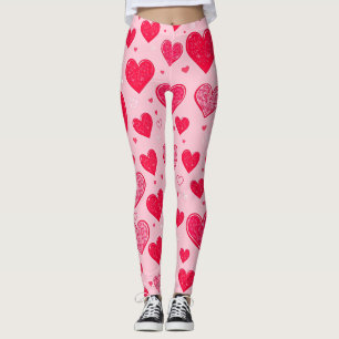 Leggings La Saint-Valentin Cœurs d'amour