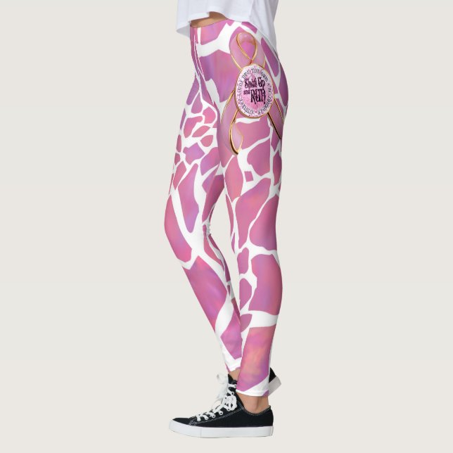 Leggings La sensibilisation au cancer du sein se ferme et s (Gauche)