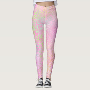 Leggings La série Iridescent Leopard Design 1