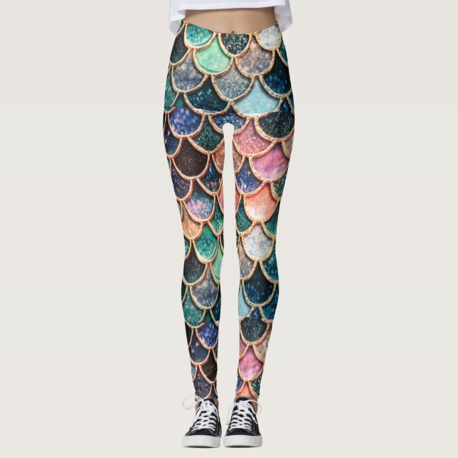 Leggings La sirène mesure des Leggins (Devant)