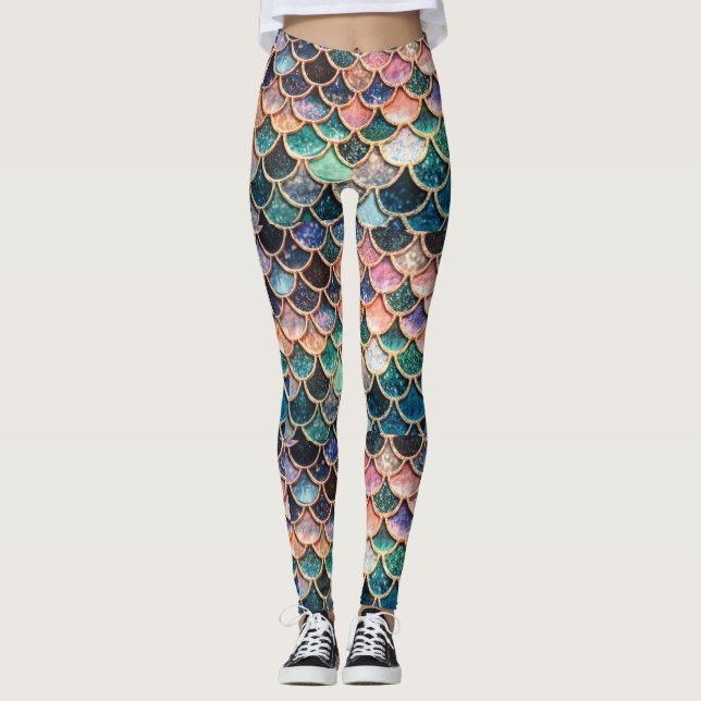 Leggings La sirène mesure des Leggins (Devant)