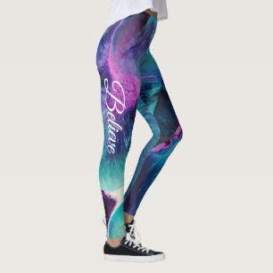 Leggings La sirène met en Personnaliser les pattes Abstrait