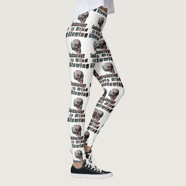 Leggings La technologie est soufflante d'esprit, dames Legg (Droite)