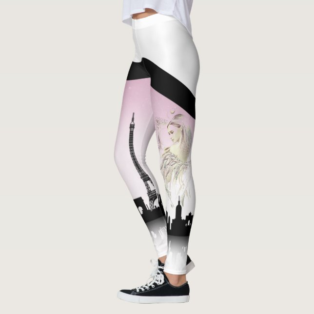 Leggings la torre Eiffel y la cuidad de parís (Gauche)