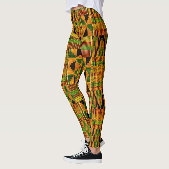 Leggings La Tribale Africaine Kente (Gauche)