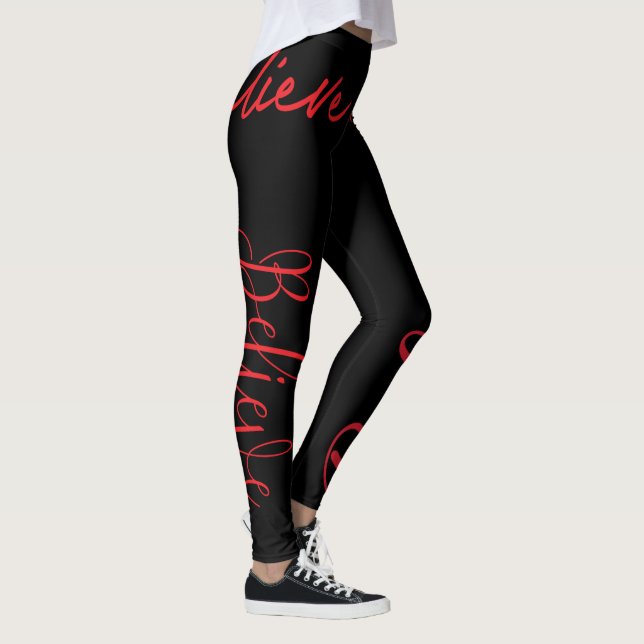 Leggings La typographie de l'autonomisation des femmes (Droite)