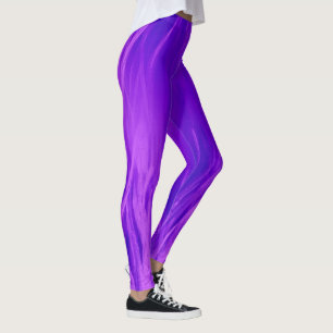 Leggings La violette pourpre flambe le modèle moderne du