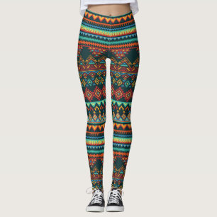 Leggings L'Africain a inspiré le motif géométrique