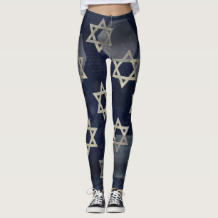 Leggings l'ambiance forte de Hanukkah de SlipperyJoe's étoi