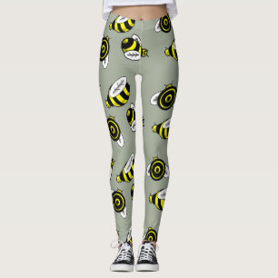 LEGGINGS L'AMUSEMENT GAFFENT DES GUÊTRES D'ABEILLES VERT