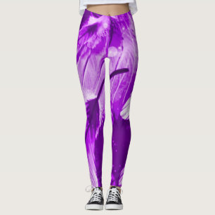 Leggings L'ange pourpre givré rêve des guêtres d'aerographe