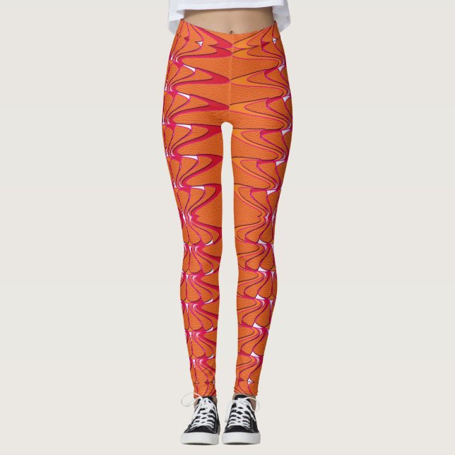 Leggings Lanterne de framboise (Devant)