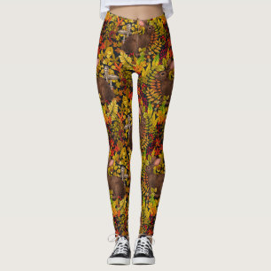 Leggings Lapin d'automne en noir