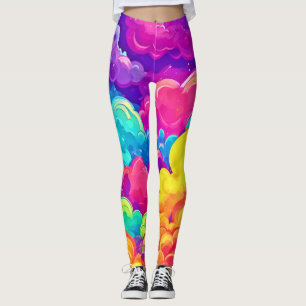 Leggings L'Art Cloudscape coloré