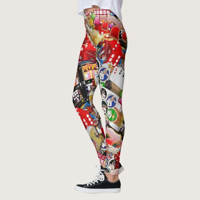 Leggings Las Vegas Icons - Gamblers Delight (Gauche)