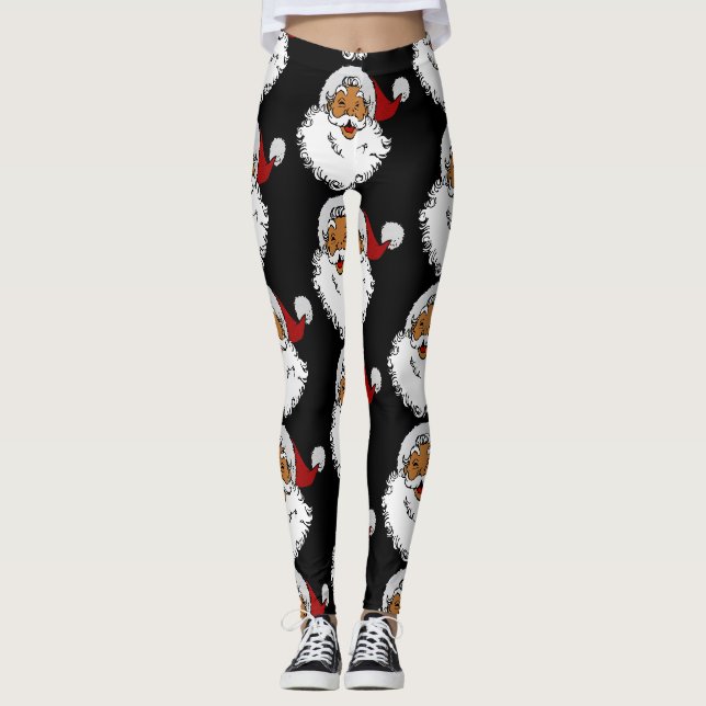 Leggings latino-biracial santa claus (Devant)