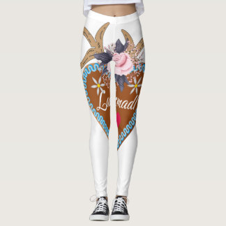 Leggings Lausmadl Oktoberfest Dirndl Bayern Spruch