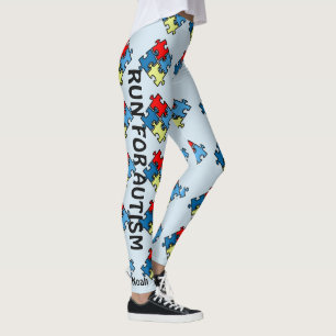 Leggings L'autisme à la traîne des légendes Puzzle Le gu