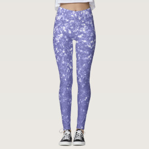 Leggings Lavande violet pétille parties scintillant bling